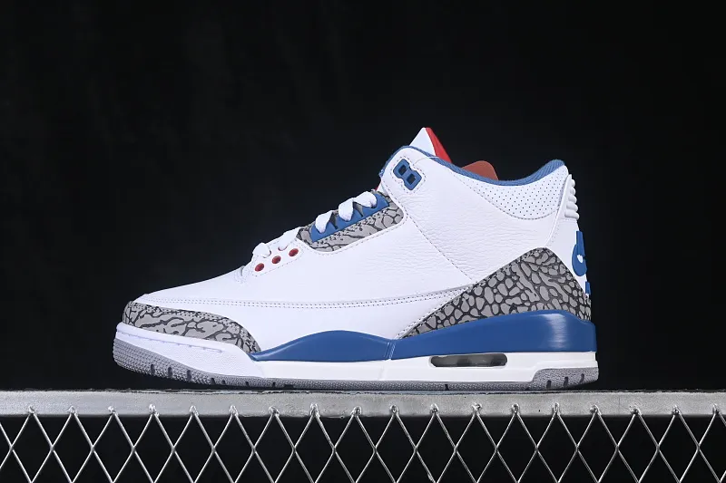 All categories Air Jordan Jordan series basketball shoes Air Jordan 3 foreign trade version Air Jordan 3 Retro "True Blue" AJ3 Joe 3 true blue color IF4396-104